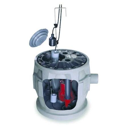Liberty Pumps P382le51 24″ X 24″ 1/2 Hp 41.0 Gal. Simplex Sewage System 115V
