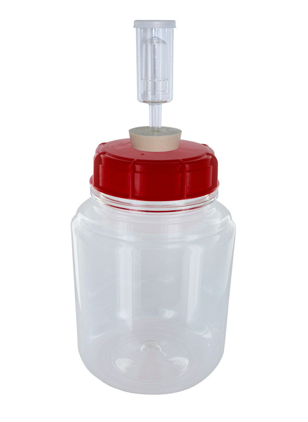 FerMonster One Gallon Fermenter Wide Mouth Carboy, Econolock And #10 Stopper