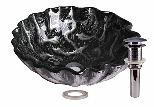 Jano jgv12 Rocky stone tempered glass basin vessel