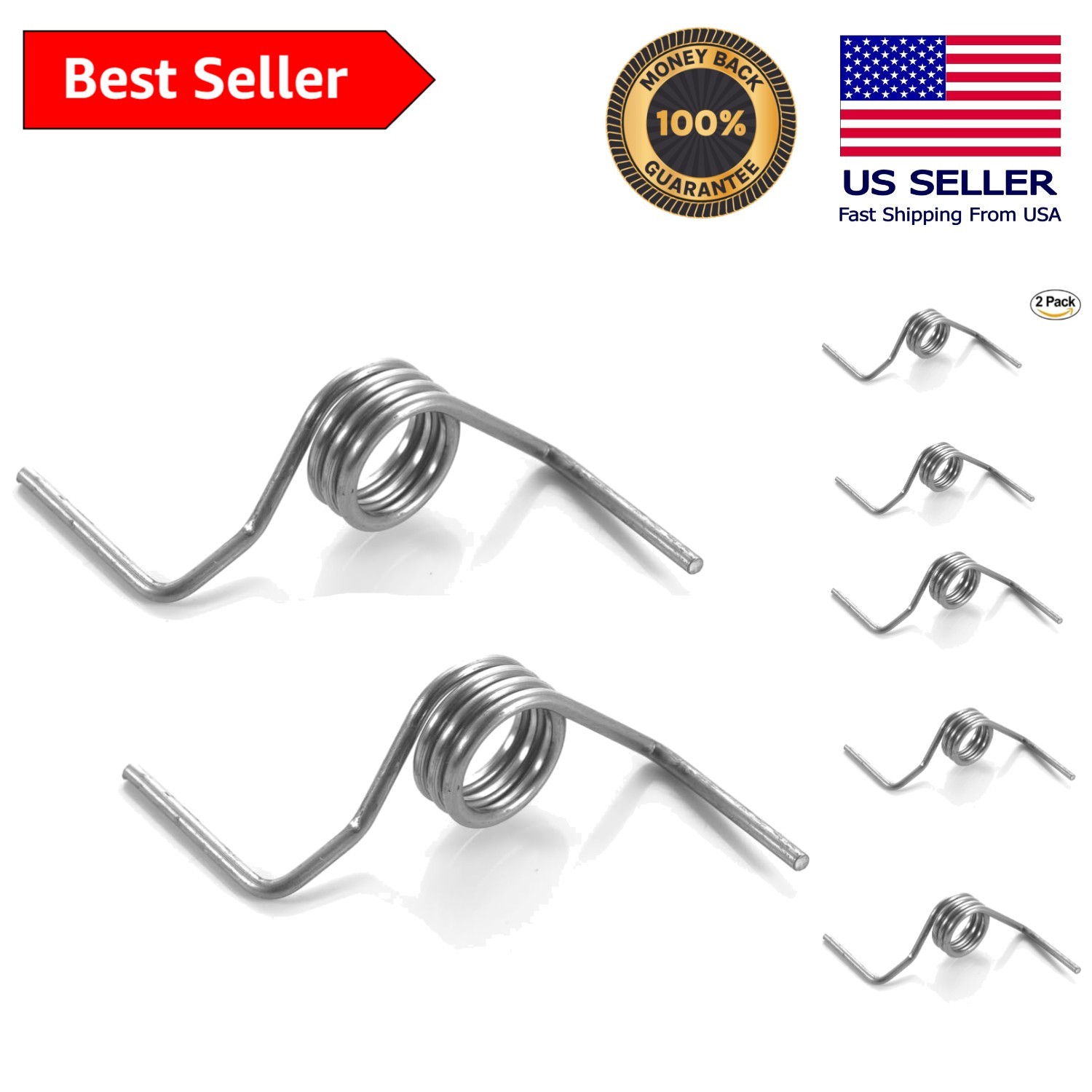 GE-Compatible French Door Refrigerator Springs – 2 Pack for Optimal Performance