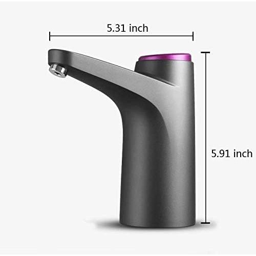 Water Dispenser Pump, Universal, USB Rechargeable, For Home & Outdoor Use