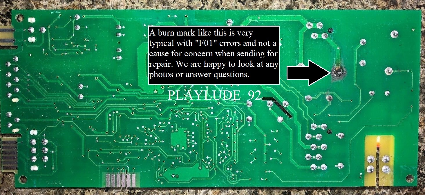 READ FIRST F01 ERROR DRYER BOARD REPAIR SERVICE W10174745 W10182366 W10200473