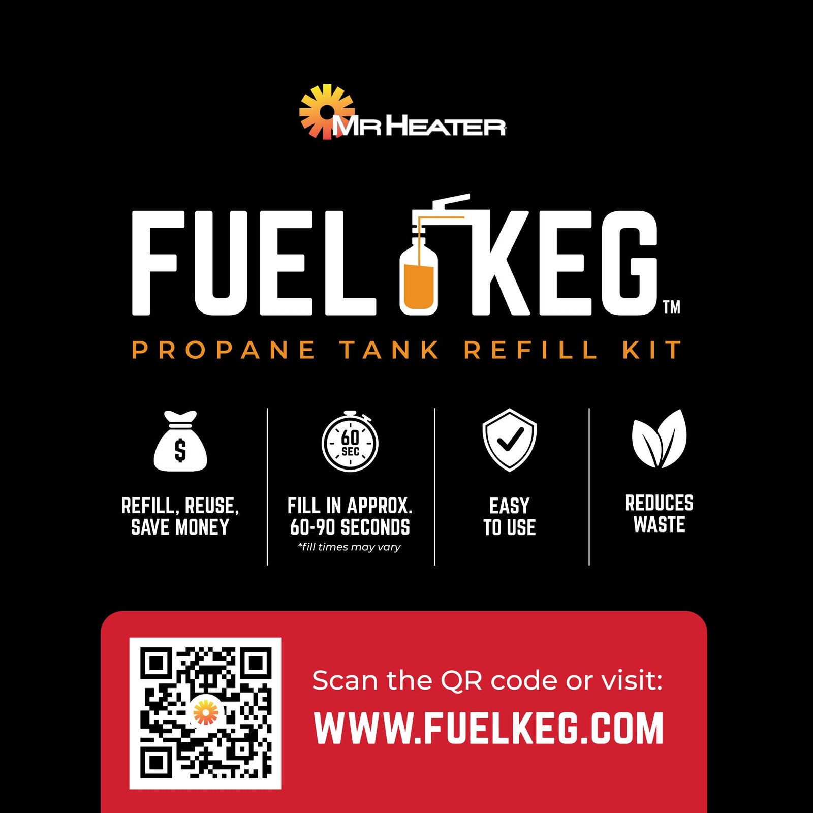 Fuel Keg 1lb Refill Kit