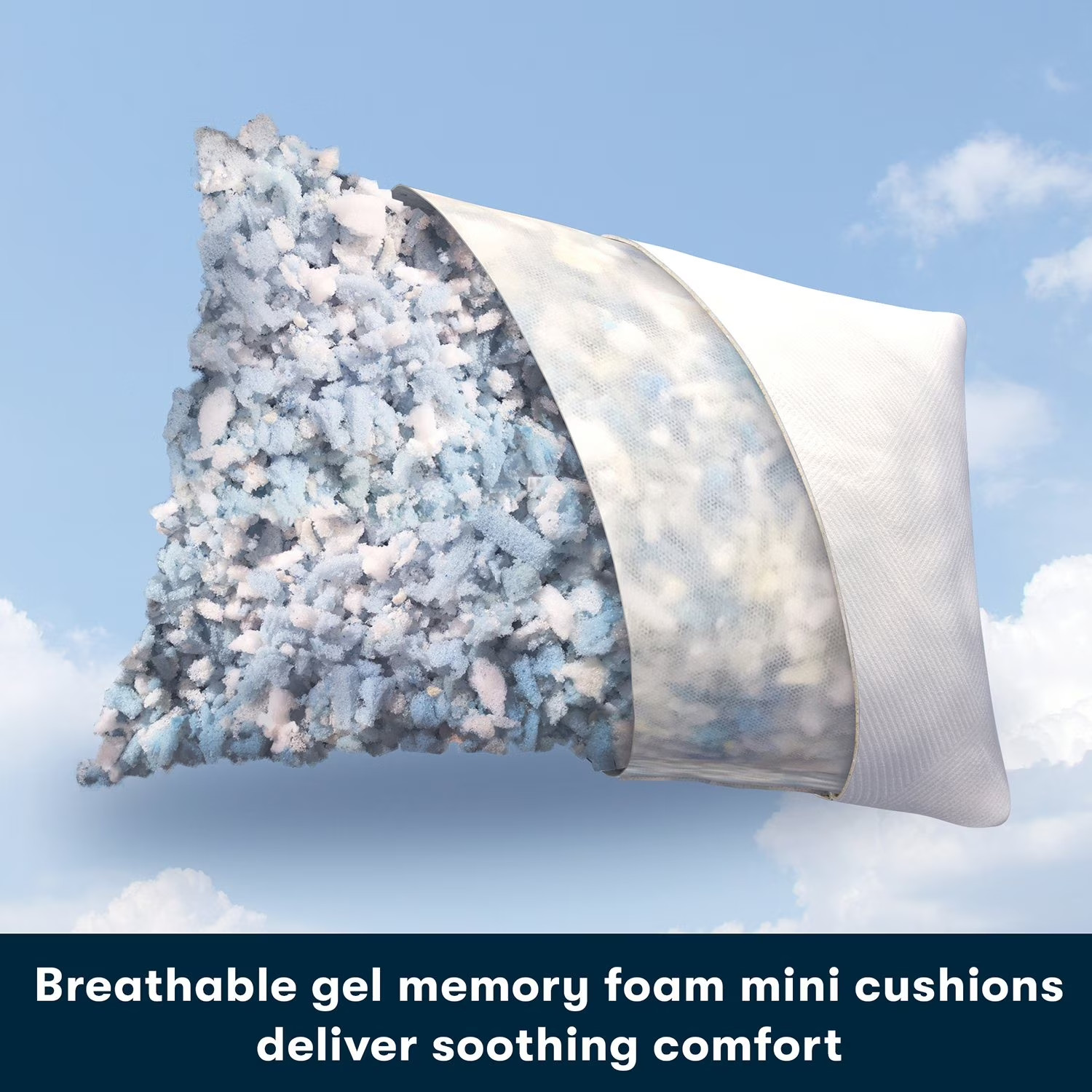 Serta 2-Pack Cooling Gel Memory Foam Bed Pillow FREE SHIPPING