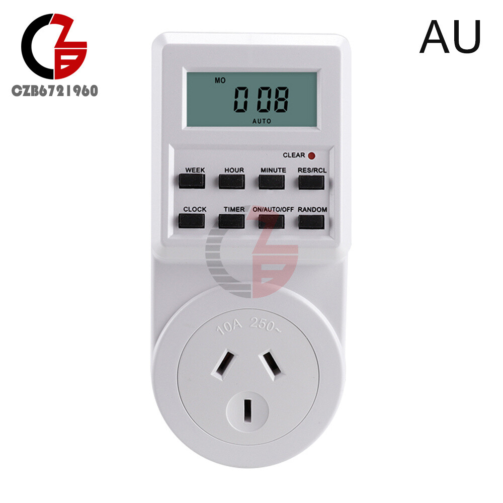 Programmable Electrical Plug-in Power Socket Timer Switch Outlet Time 50Hz/60Hz