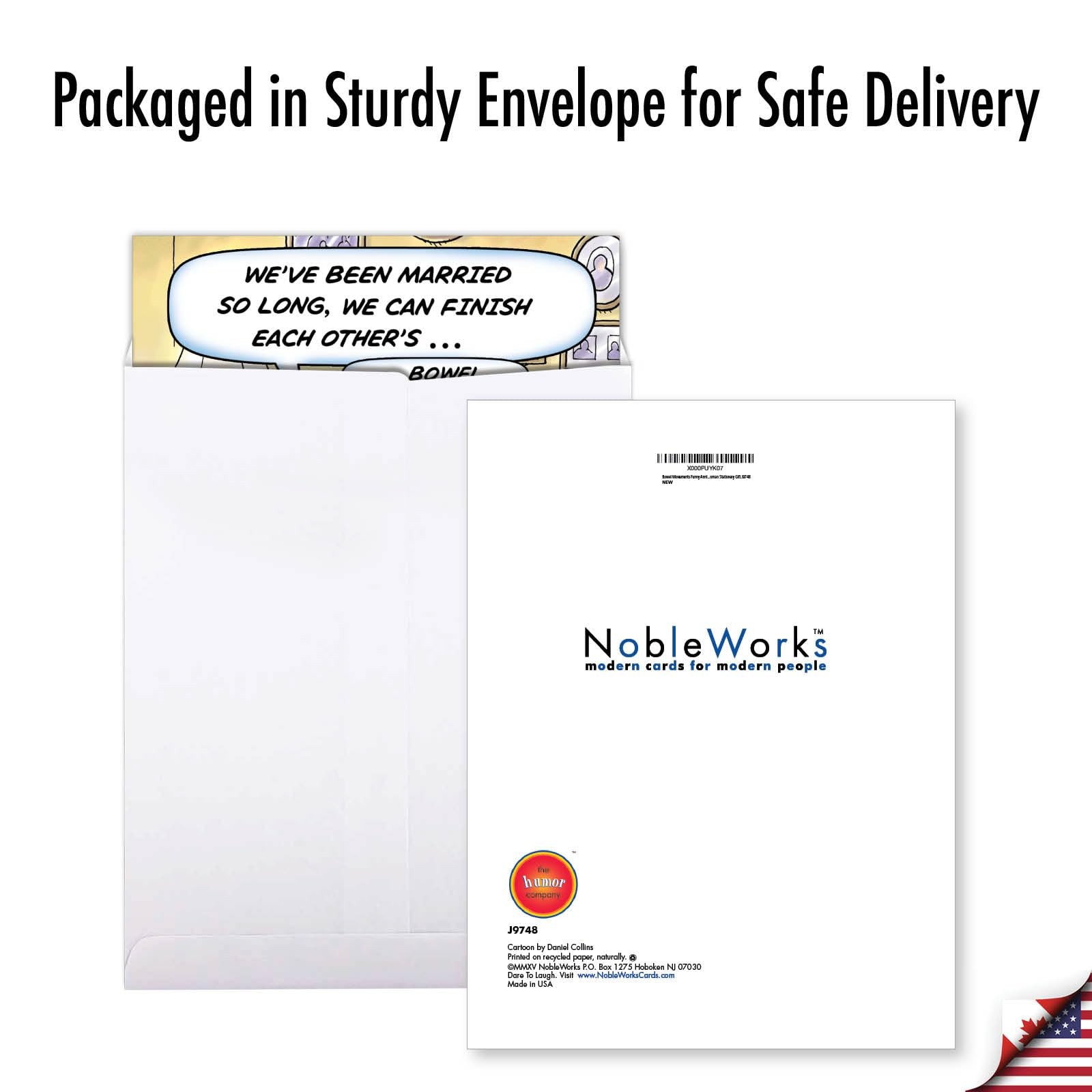 Extra Large Hysterical Anniversary Greeting Card 8.5 x 11 Inch Envelope 1 Pack