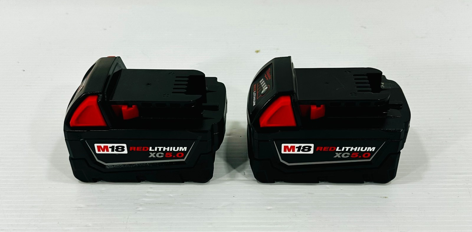 (2X) Milwaukee M18 XC5.0 REDLITHIUM Extended Capacity Batteries 48-11-1850