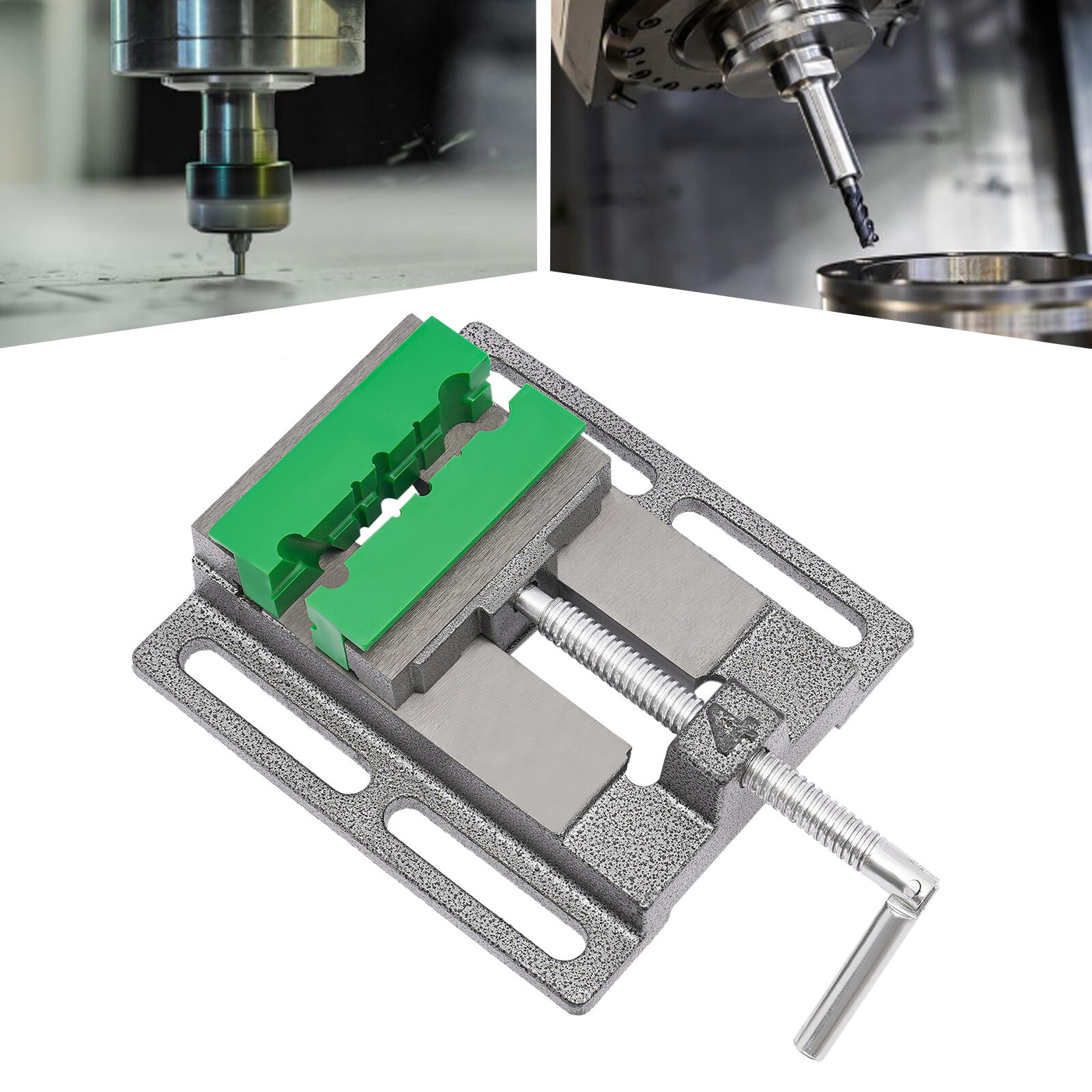 4″ Drill Press Vise Clamping Holding 4 Inch Throat Open Workbench Precision Vice