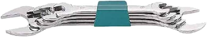 ASAHI SNT-0550 THIN SPANNER 5 PIECES SET 8×9, 10×12, 11×13, 14×17, 19x21mm New