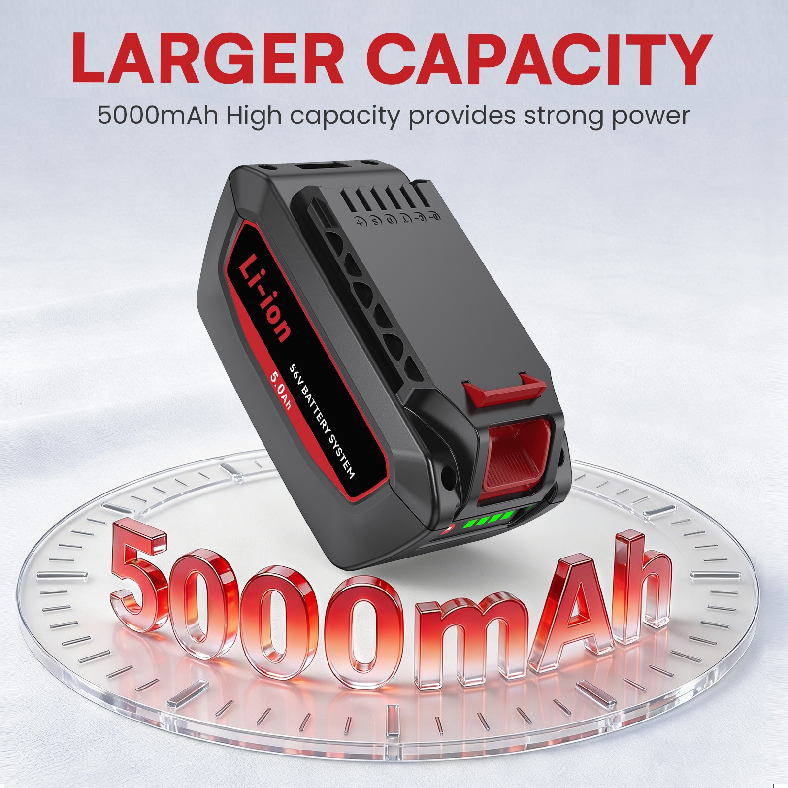 1/2Pack 5.0Ah Lithium Battery For ECHO eFORCE Replacement 56V Cordless Tools