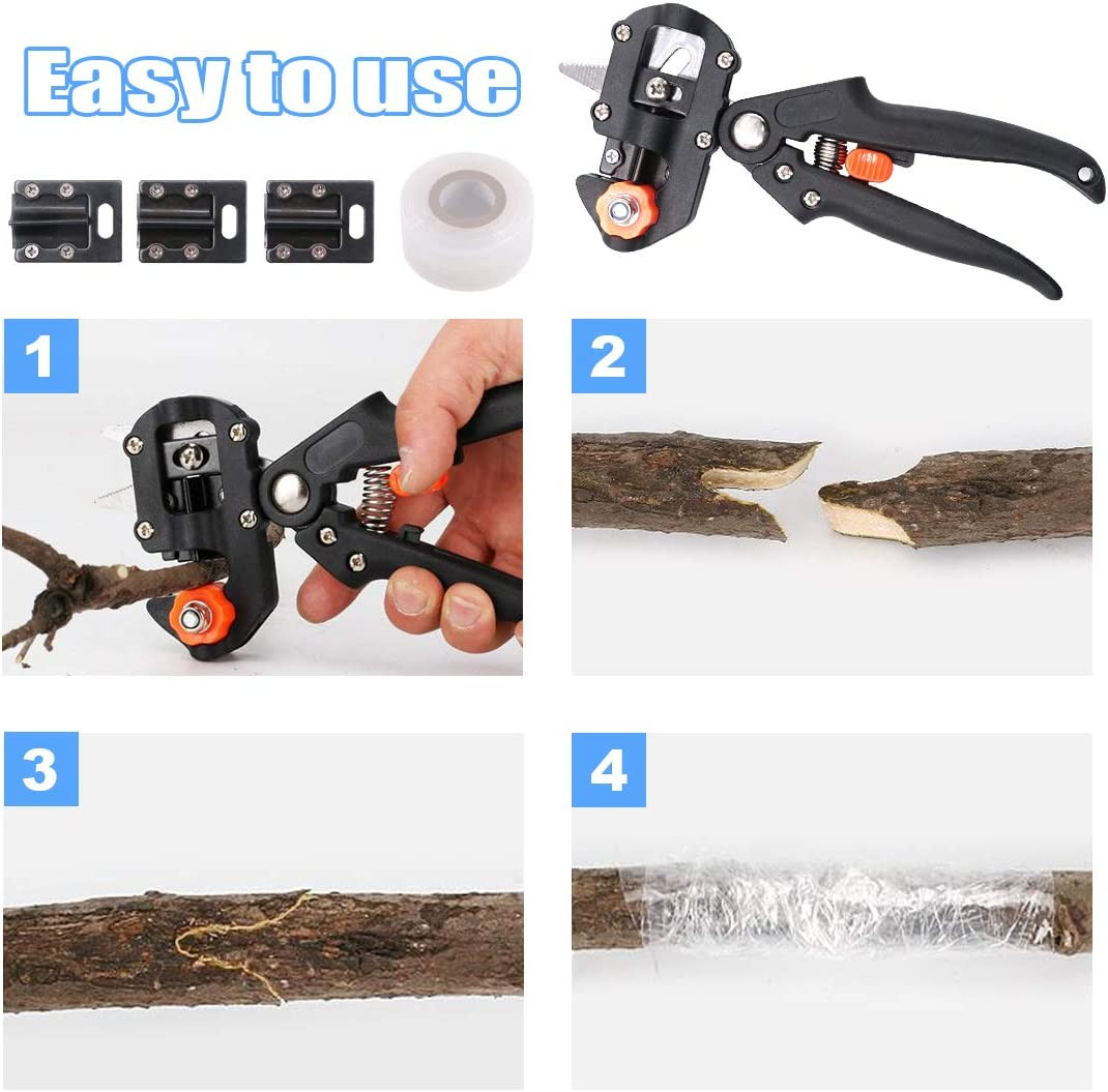 Garden Pruning & Grafting Tool Kit with Tape & Bands