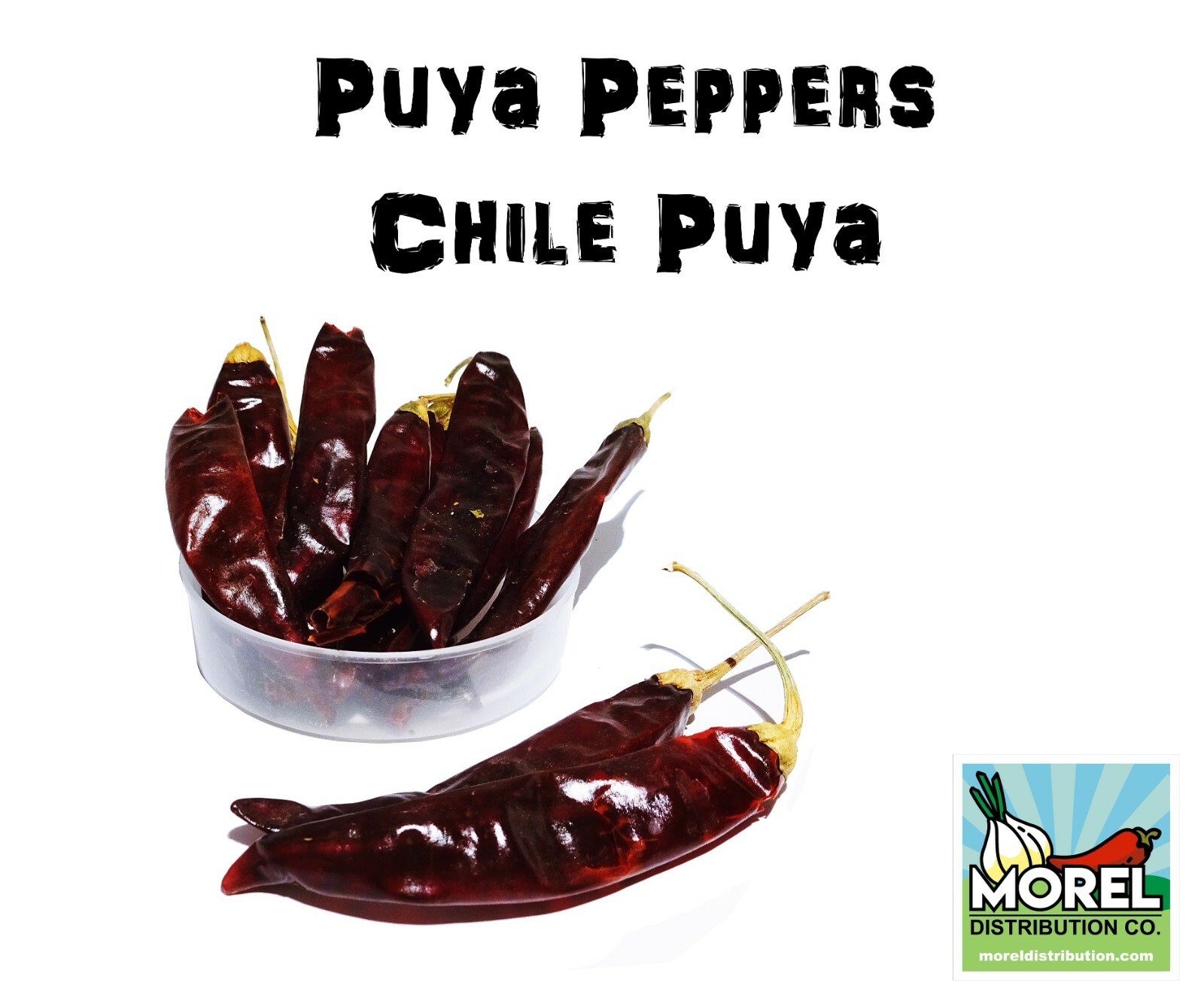 Dried Chile Puya Pepper (Chile Pulla) WT: 4 OZ 8 OZ 1 LB 2 LBS 5 LBS 10 LBS