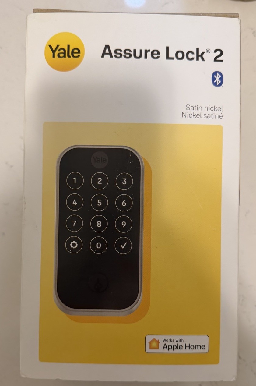 Yale Assure Lock 2 Satin Nickel Smart Bluetooth Touchscreen Keypad Deadbolt