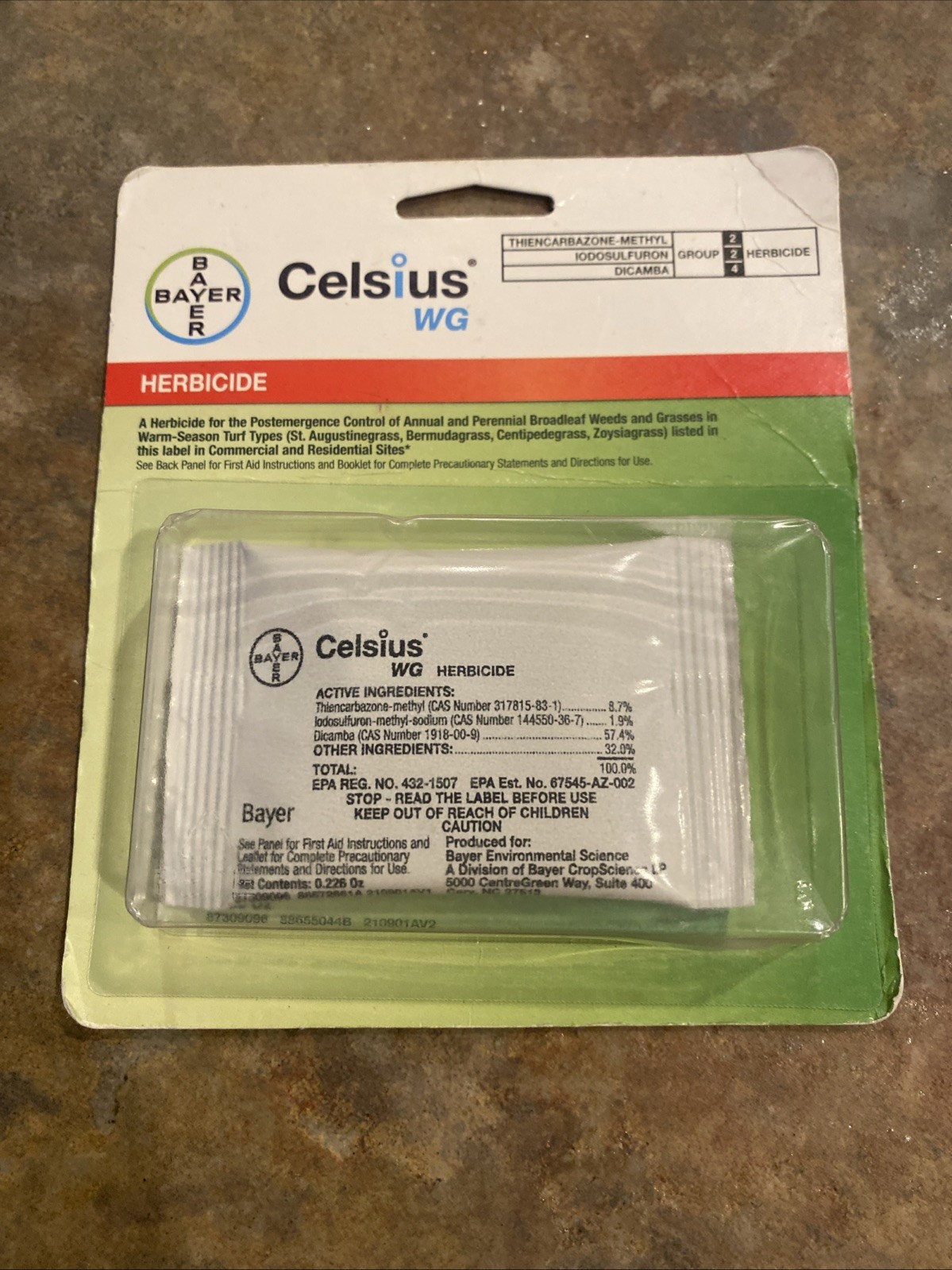 Celsius Herbicide – Single dose 0.226 oz Easy Mix Packet – Post Emergent