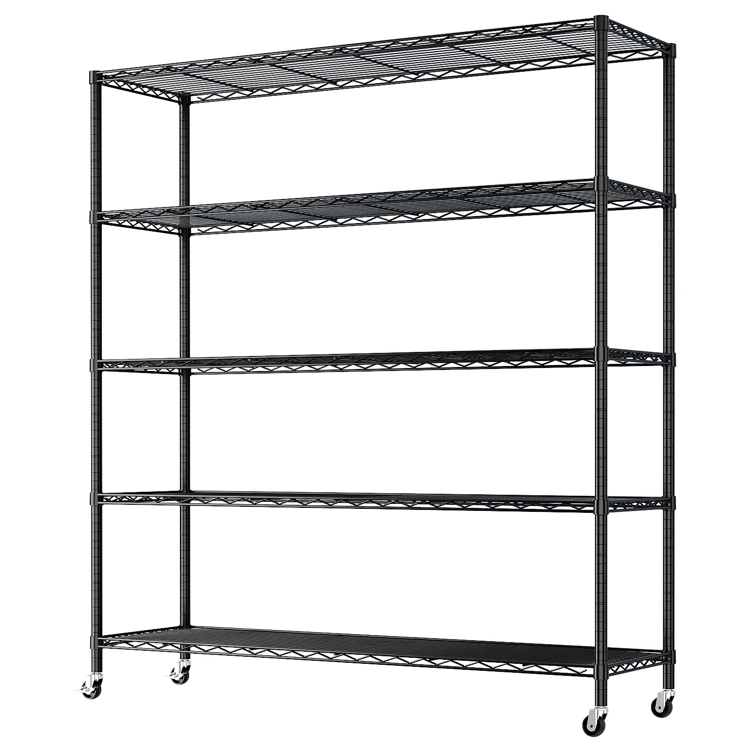 73″ H X 46”W X 18″ D Metal Wire Shelving Unit Storage Shelves Heavy Duty