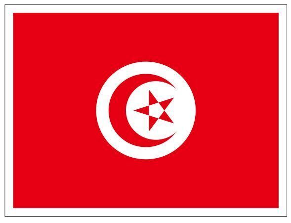 Tunisia Flag Sticker Decal F723