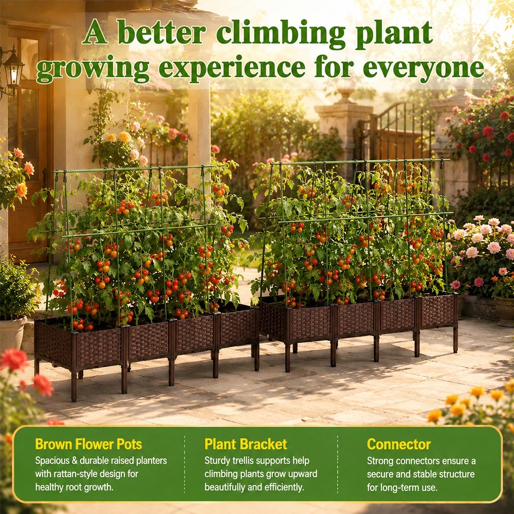 Legged elevated flower bed
