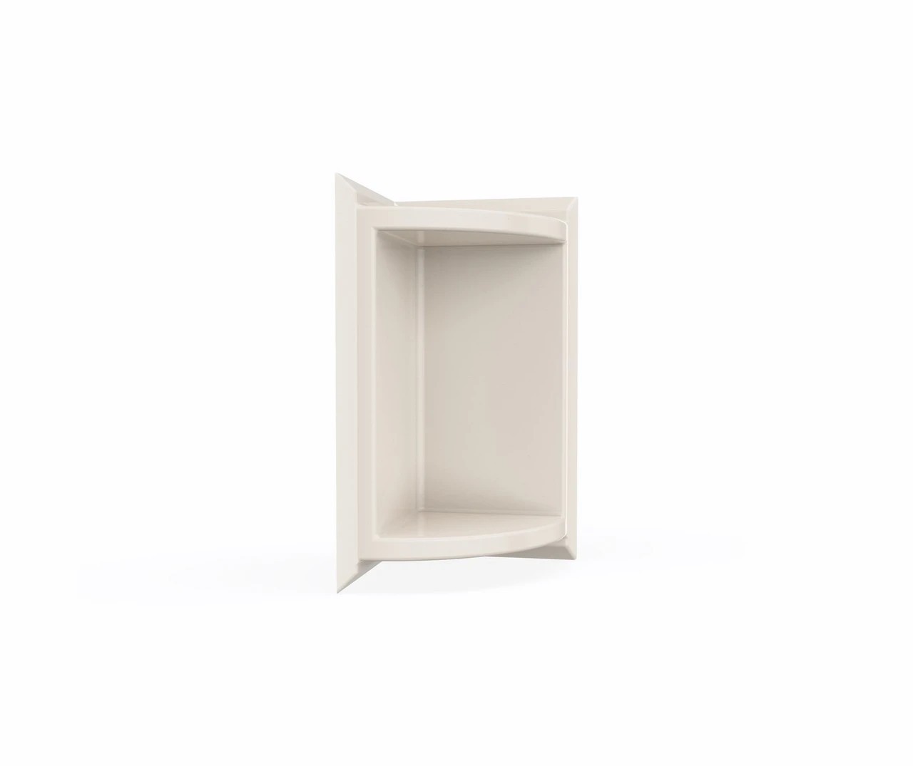 Swanstone SS7211-018 Corner-Mount Solid Rectangular Soap Dish White Bisque New