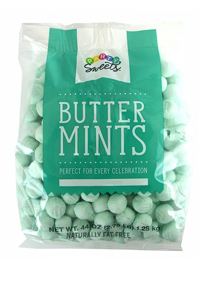 Mint Green Buttermints, 2.75 Pound, Appx. 350 pieces from