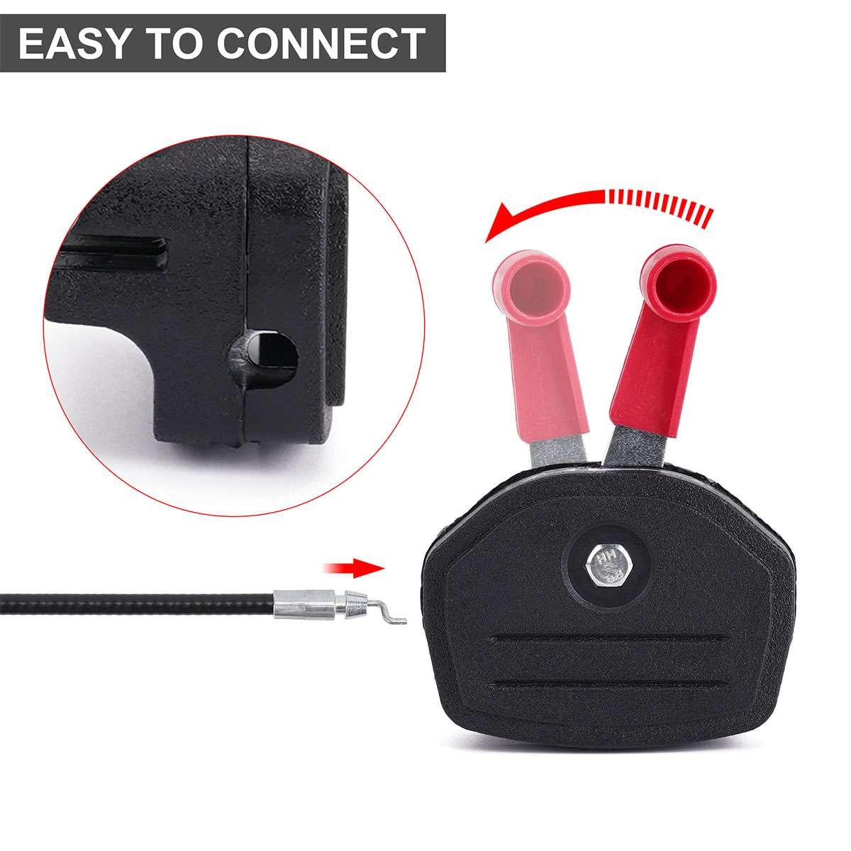 56in Throttle Cable with Handle for Push Lawn Mower Control Lever Replacement US