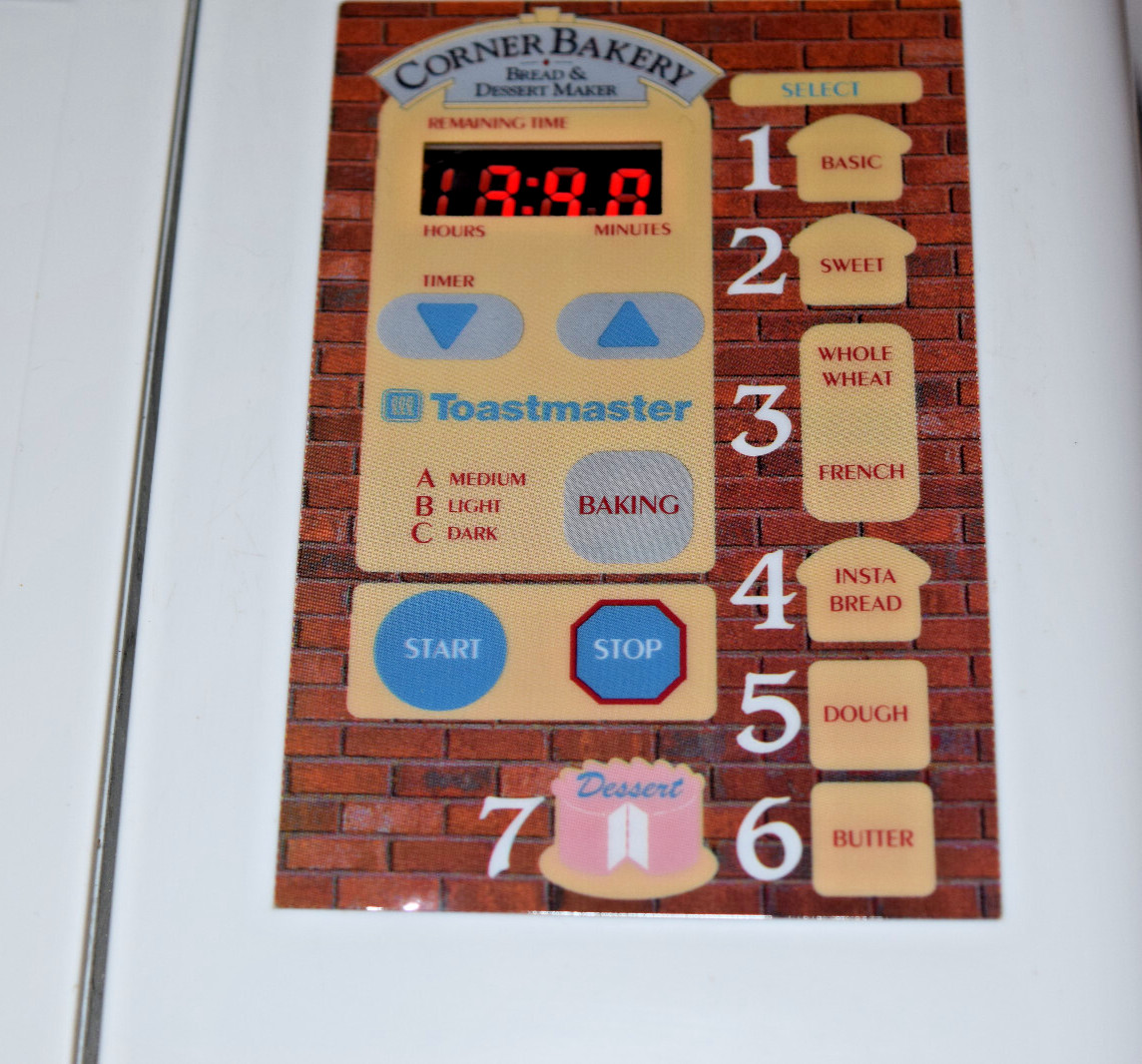 Toastmaster Corner Bakery Breads & Dessert MODEL 1183 Tested