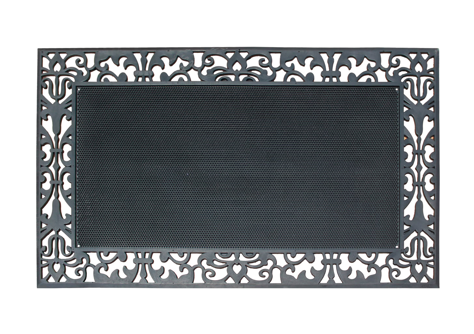 A1HC 100% Rubber Front Door Mat 30”x 48”, Non-Slip Welcome Doormat, Rubber Thin