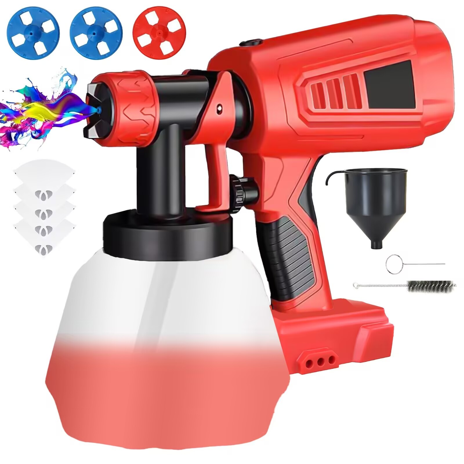 Paint Sprayer for Milwaukee M18 18V Battery, HVLP Spray Paint Gun 200W ONLY TOOL