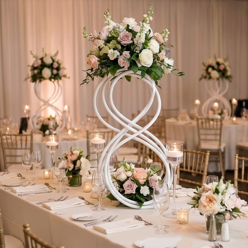Adjustable Aluminum Plastic Pipe Bendable PVC Tube Roll of 16.4ft For Wedding