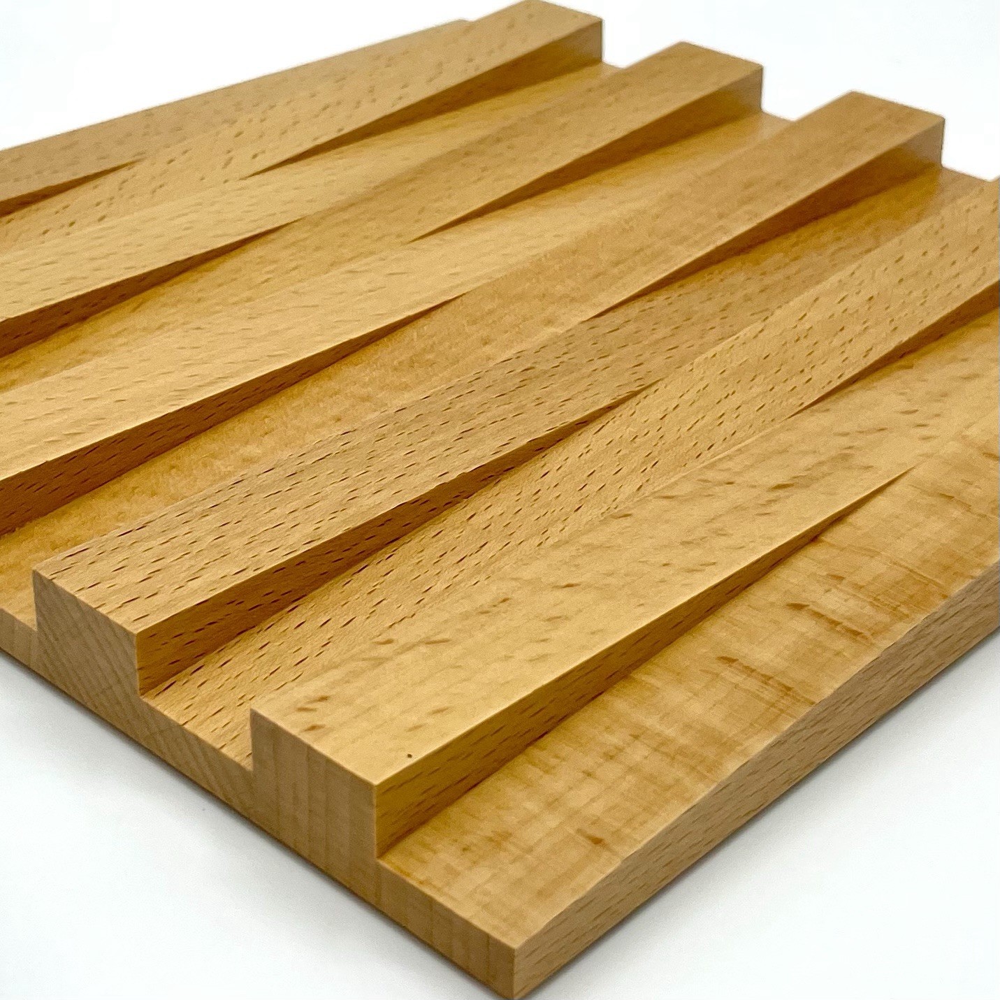 Artelegno Italian Crafted Solid Beech Wood 8” Modern Square Lacquered Trivet