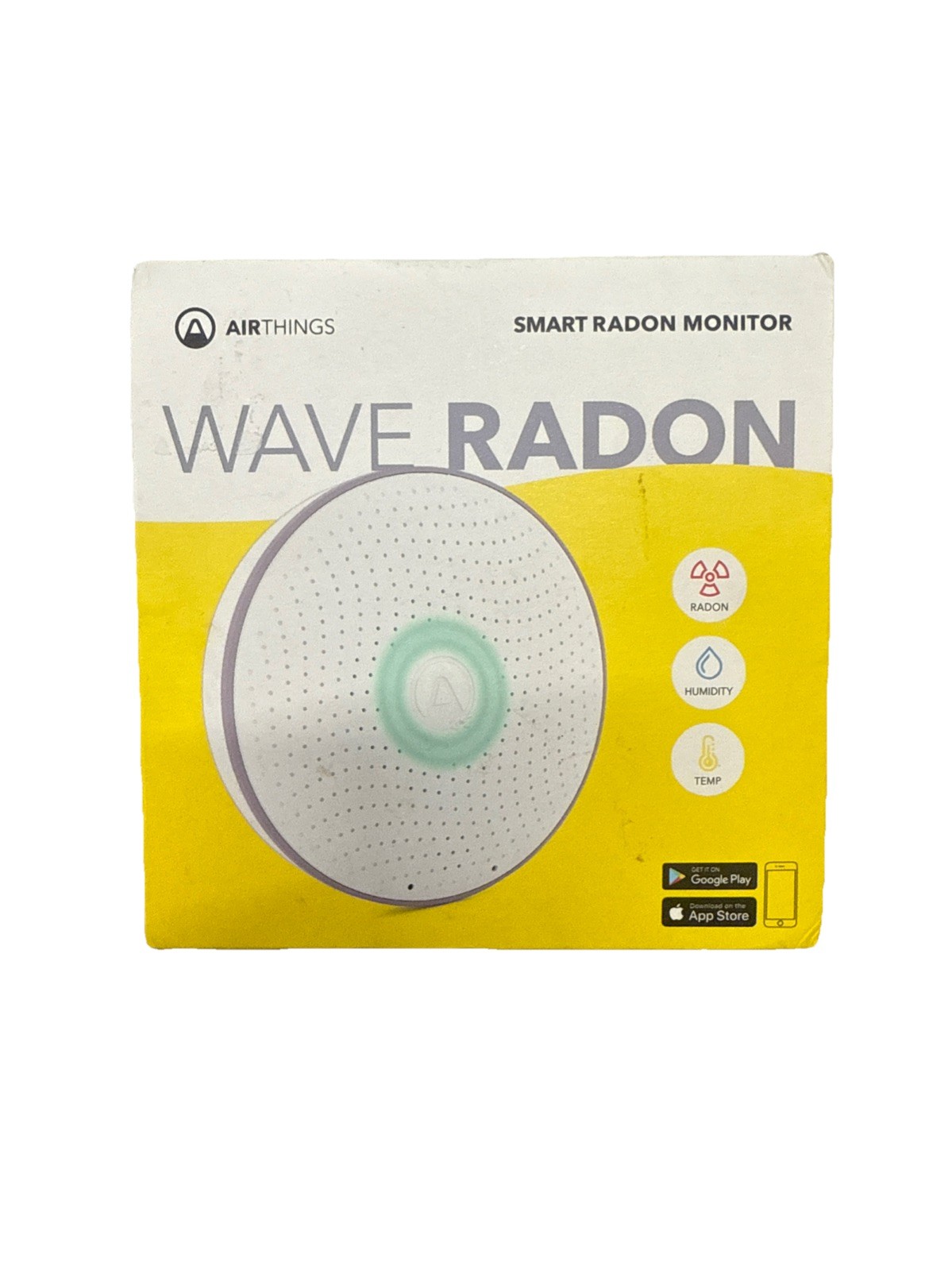 Airthings 2950 Wave Radon – Smart Radon Detector/ Humidity Temperature Sensor B