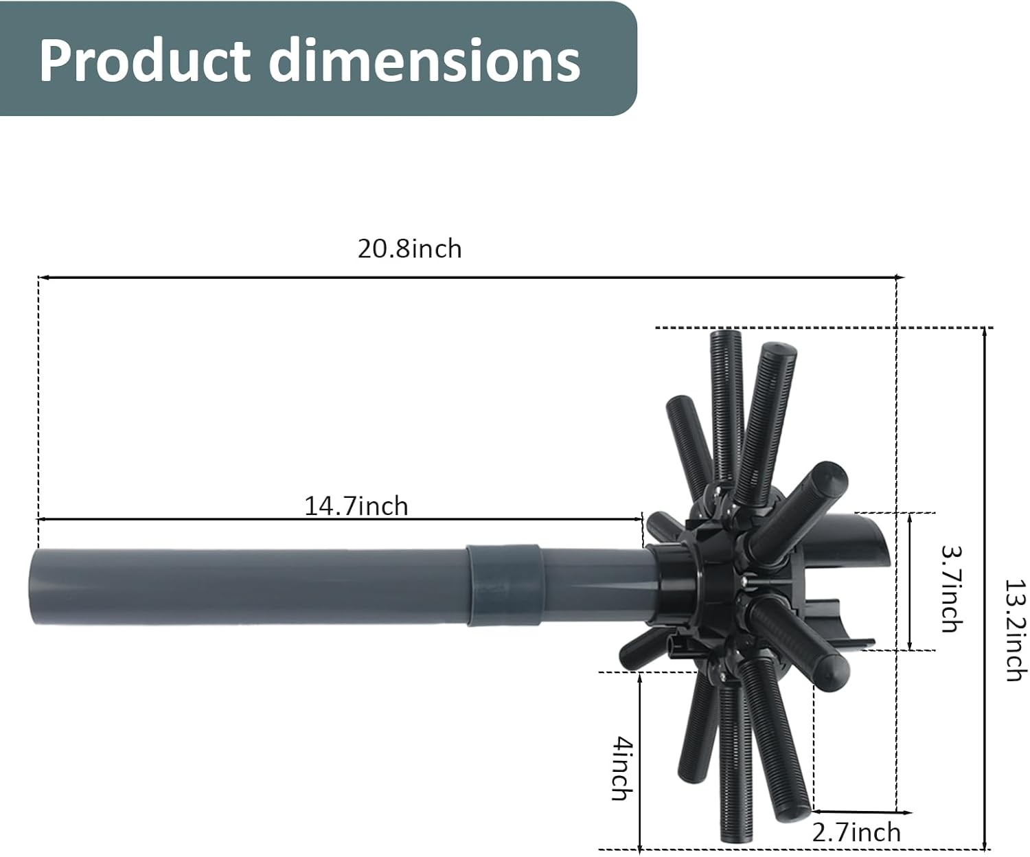 SX180DA Pool Lateral Assembly with Center Pipe for Hayward Sand Filter, Compatib