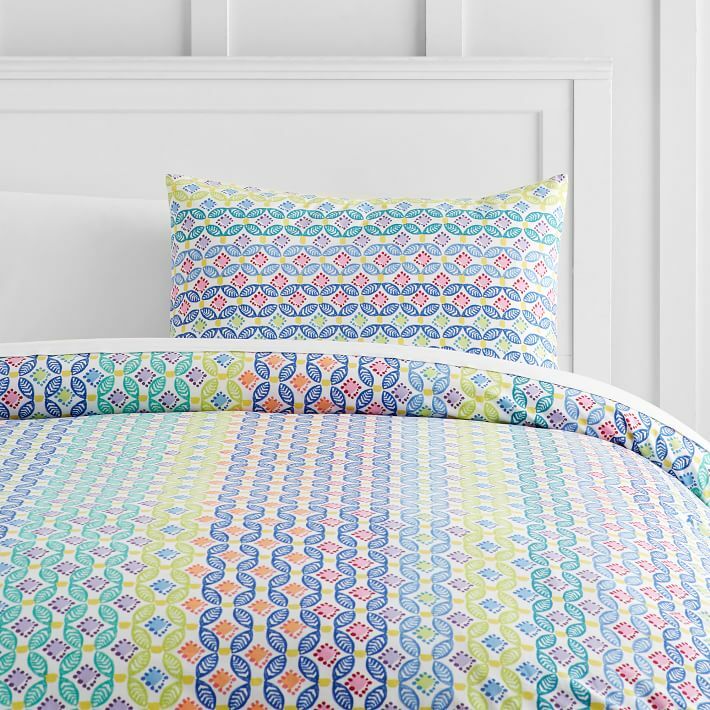 Pottery Barn Teen Cabana Pop Standard Shams (2) NEW IN PACKAGING Colorful