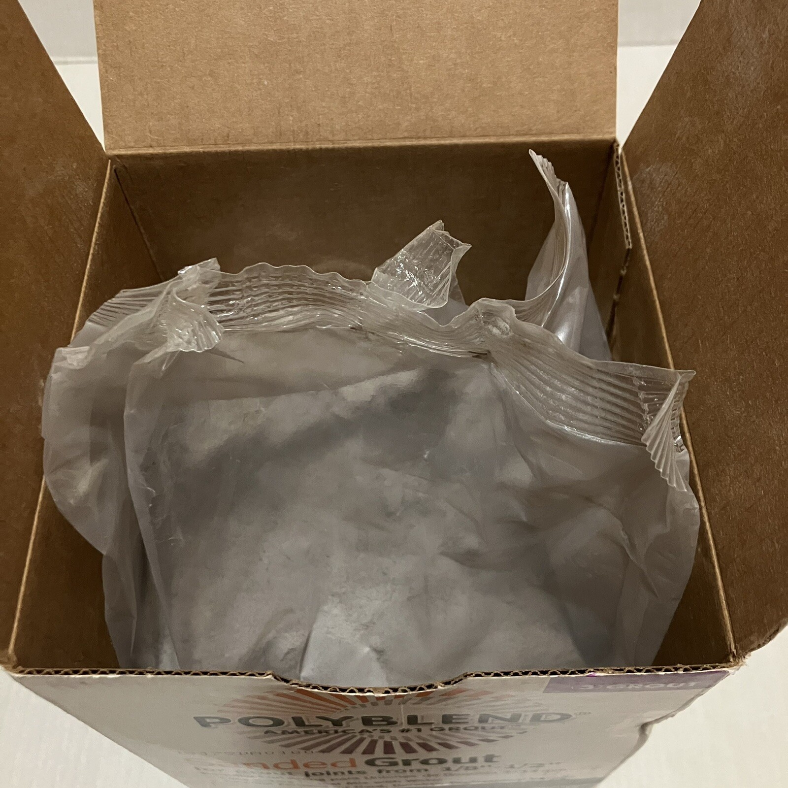 Polyblend sanded grout #165 Delorean Gray 7 Lbs