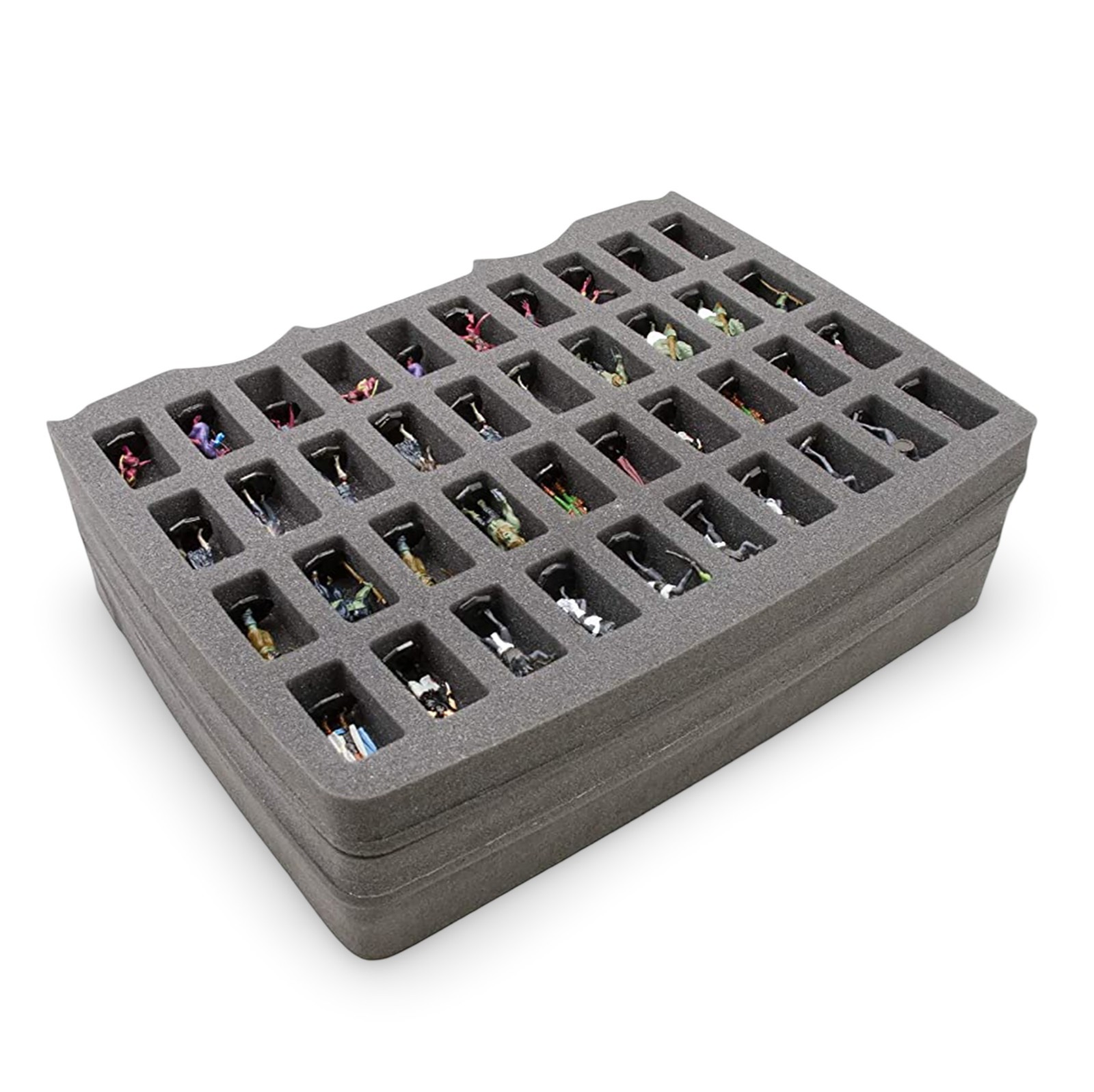 CASEMATIX Custom Replacement Foam for SDO16 Miniature Carrying Case – 3 Layers