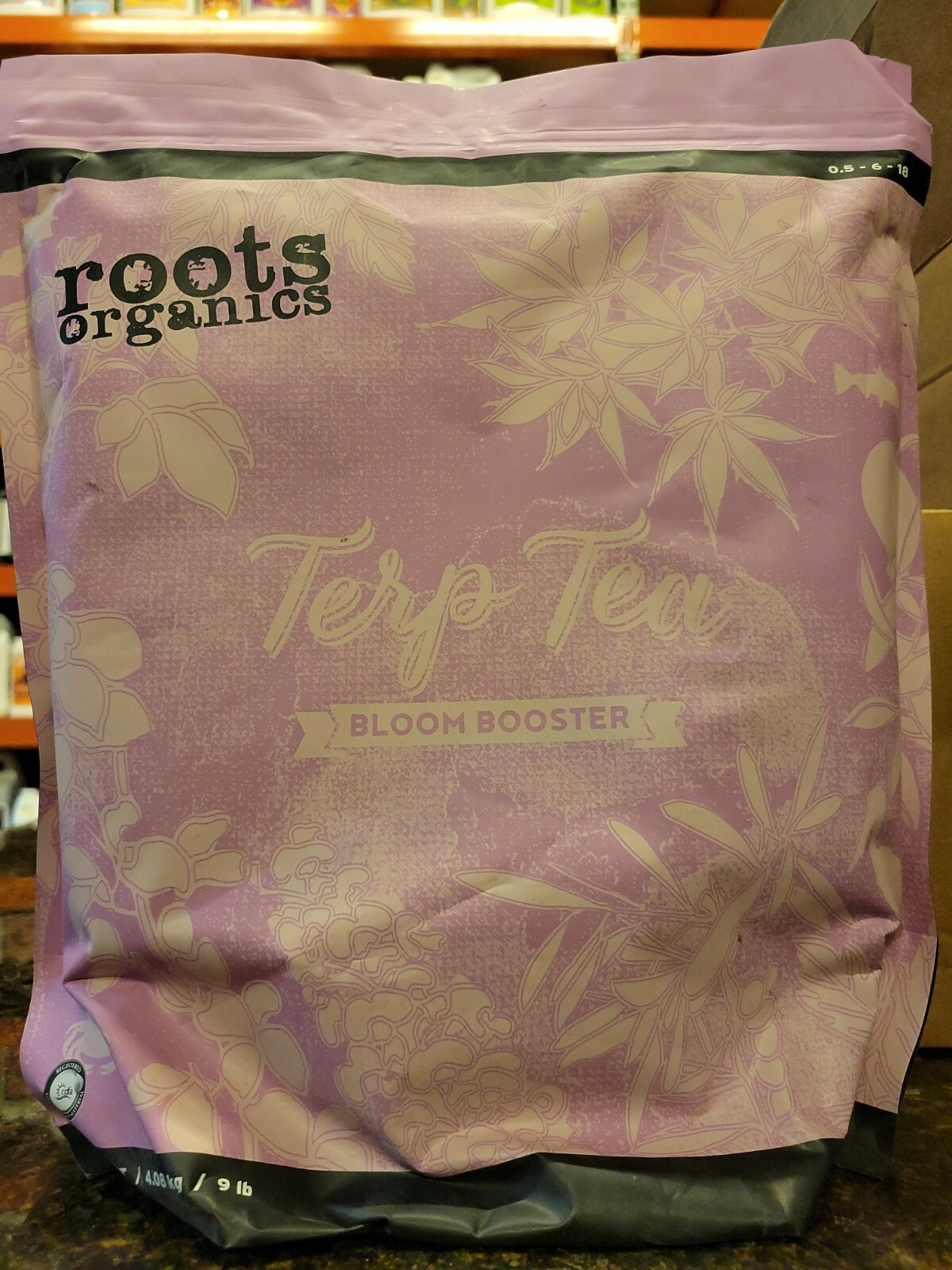 Roots Organics Terp Tea Bloom Boost 0.5-6-18 (9 Lbs.) Terpene Enhancer Conctd.