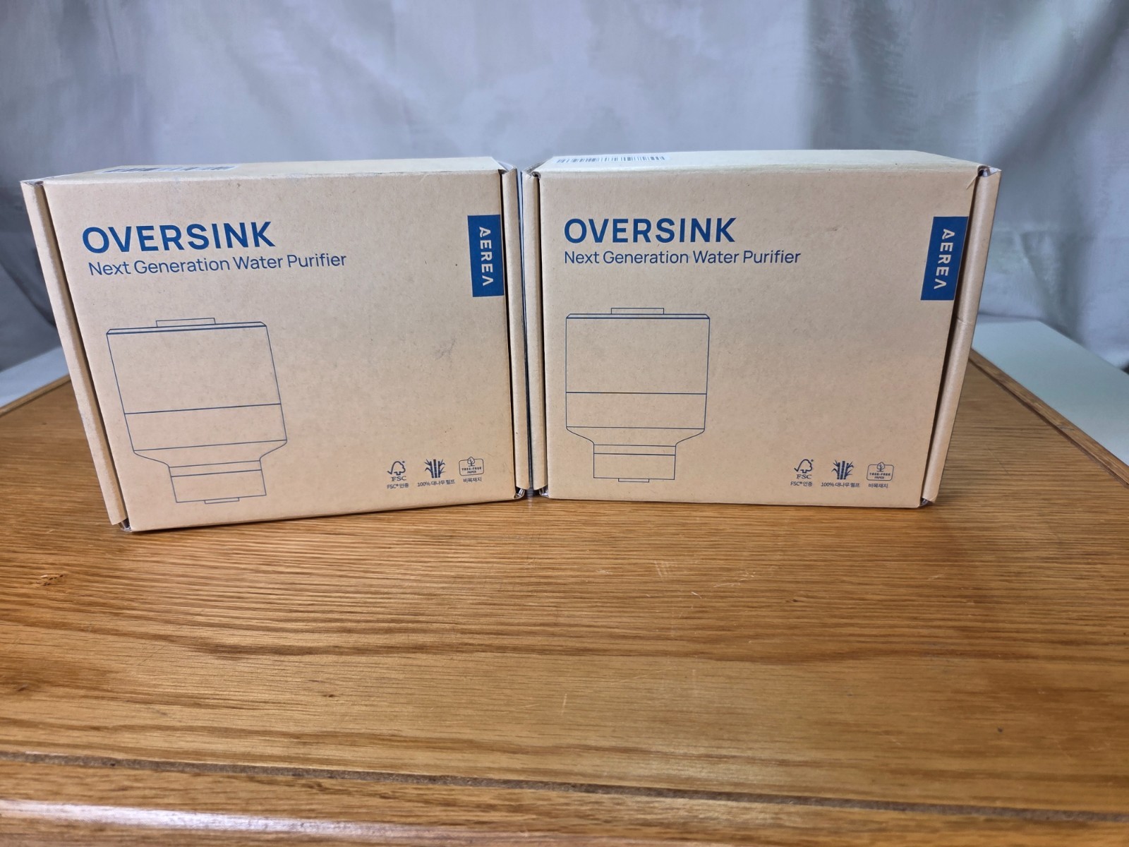 OVERSINK Water Chlorine Sediment Purifier System Next Generation AEREA Lot of 2