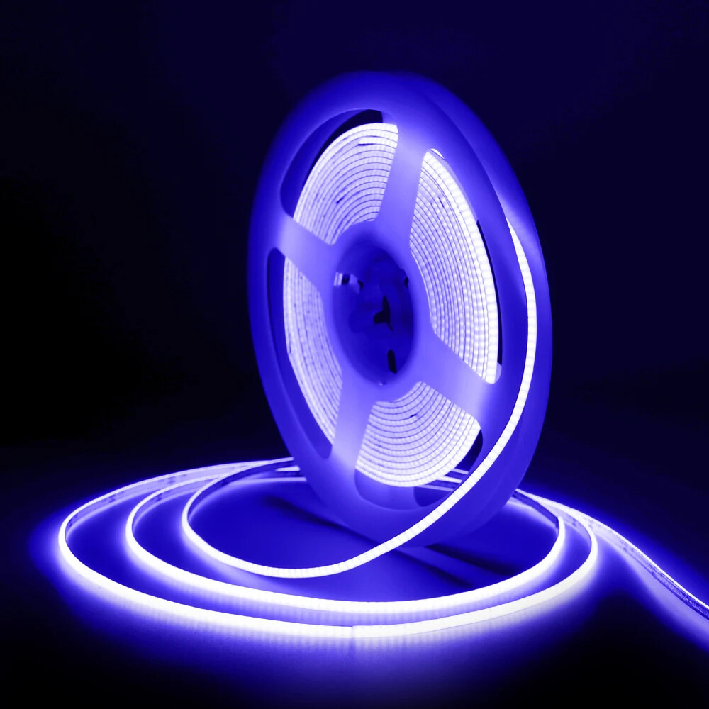 DC3V 5V 12V 2.7mm COB LED Strip Light 480LED/m Flexible Tape Light Dimmable Cut