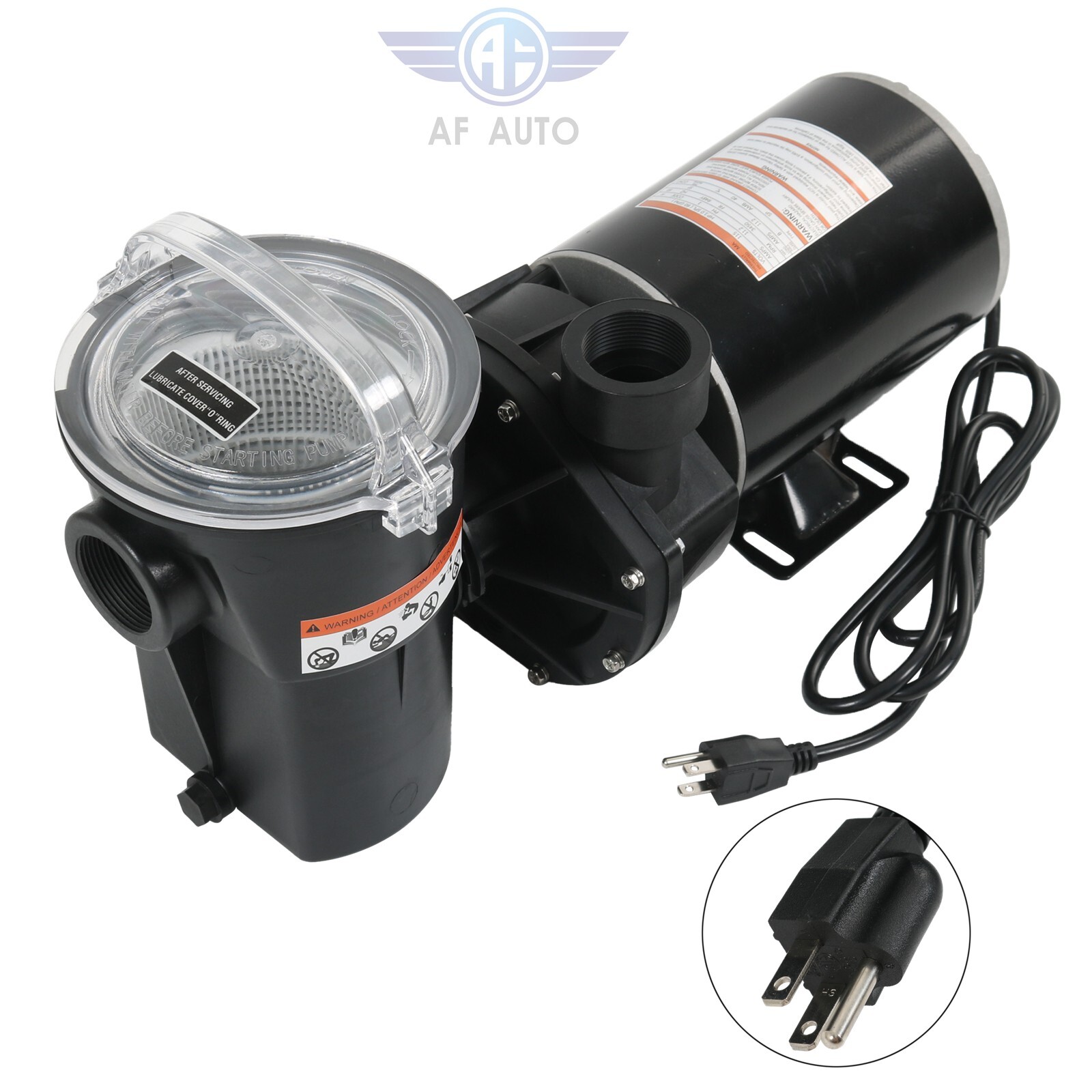 1.5HP Above Ground Swimming Pool Pump W3SP1580X15 Fit For Hayward with 3′ Cord