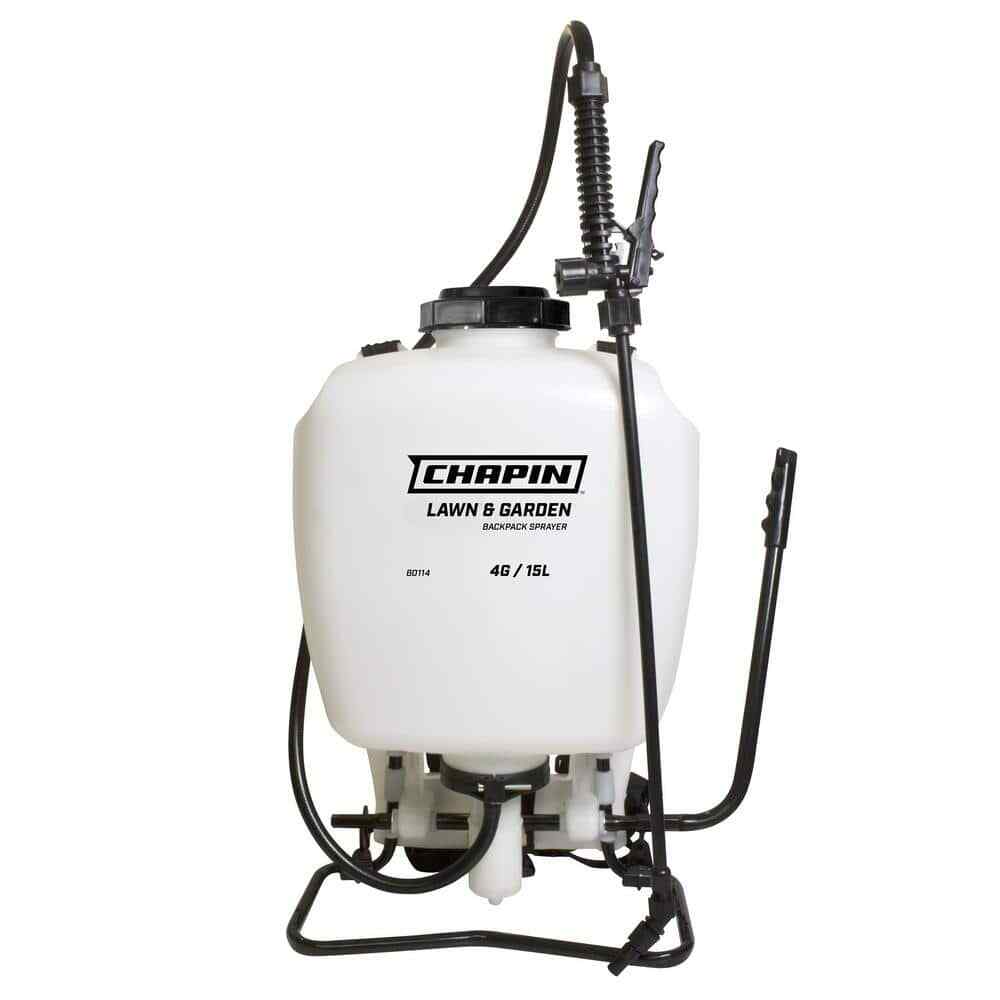 Backpack Sprayer 4 Gal. Tank 3-Stage Filtration System Fertilizers Pesticides
