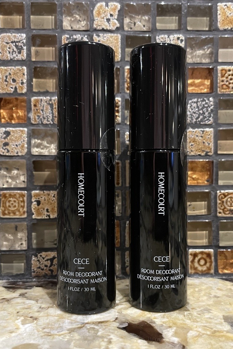 Bundle 2 Homecourt CECE Room Deodorant Spray 1oz 30mL Travel Size $50 Retail NEW
