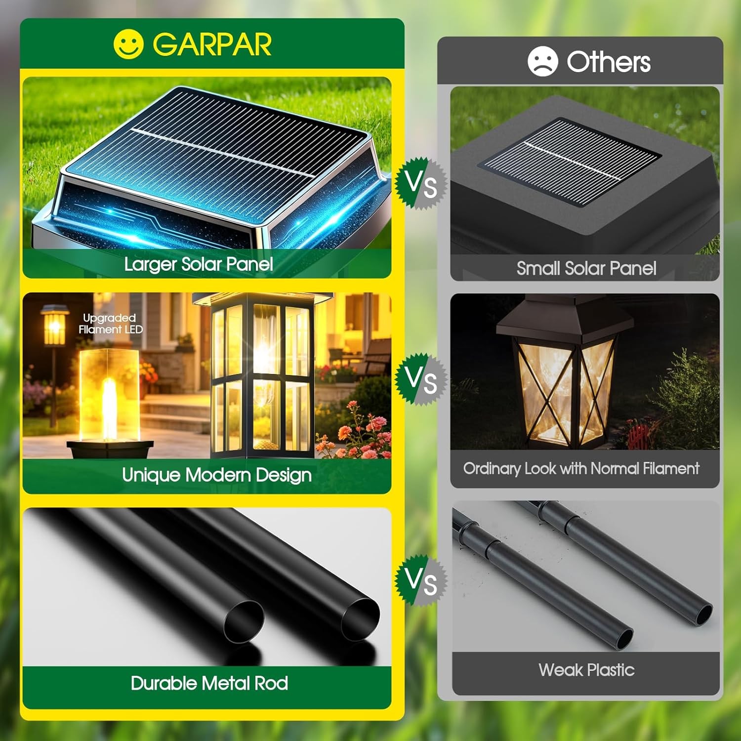 Hanging Solar Powered LED Light with 8 Color Auto-Changing,Cracked Glass Lights