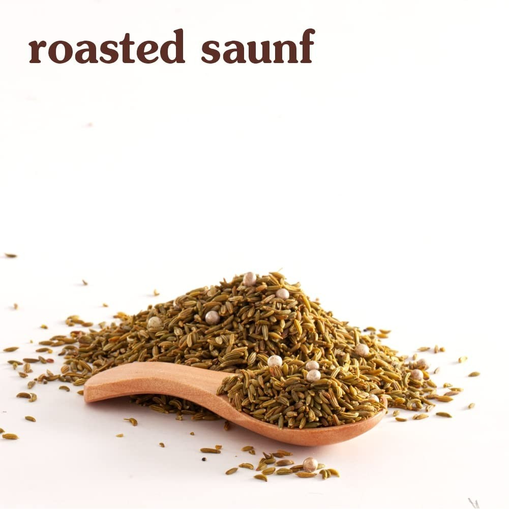 Roasted Saunf Indian Fennel Seeds After-Meal Mouth Freshener Fast Ship