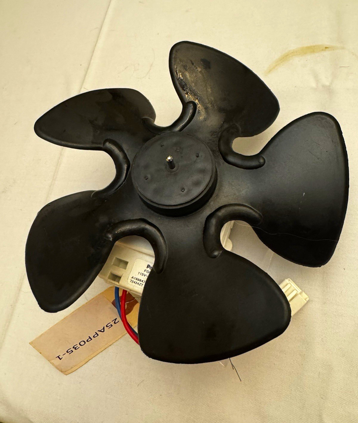 Panasonic Condenser Fan Motor A19984701 115V 60Hz (MPN A19984701)