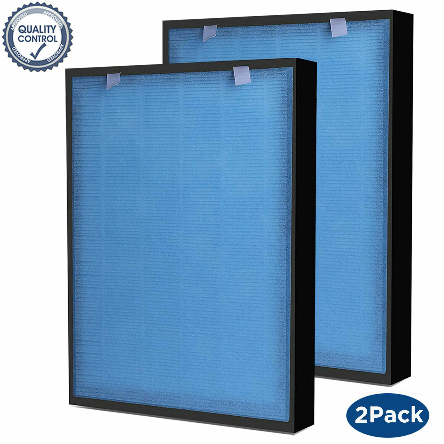 2 Pack Original Replacement True HEPA Filter for SimPure HP9 Air Purifier