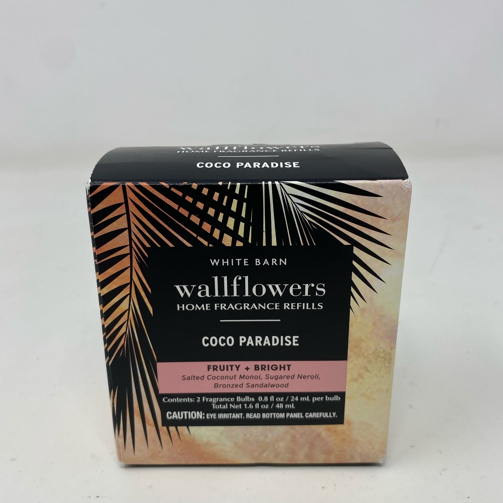 NEW 2-Pack COCO PARADISE Wallflower Refill Bulbs SEALED 0.8 oz Bath & Body Works