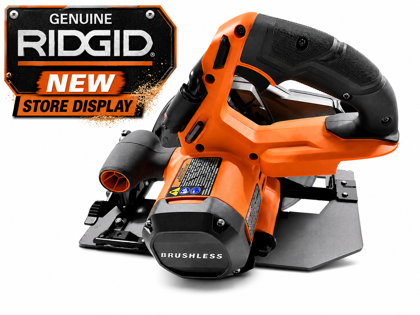 RIDGID 18V SubCompact Brushless 6-1/2″ Circular Saw Tool Only Store DisplayNEW