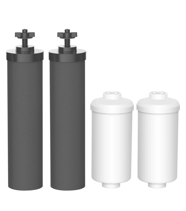 AQUACREST black purification elements & fluoride replacement filter AQU-7990 X2