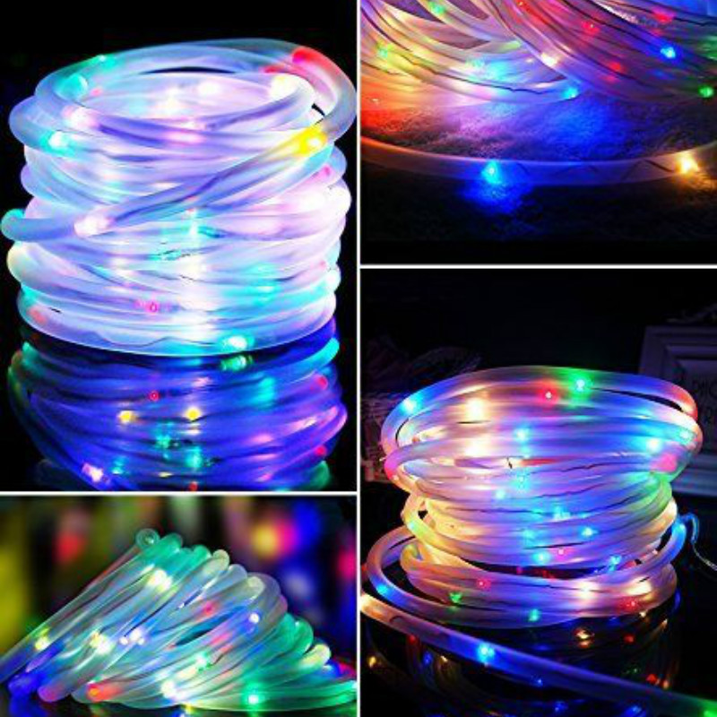 Solar String Lights Outdoor LED Night Light Landscape Twinkle Fairy Patio Lights