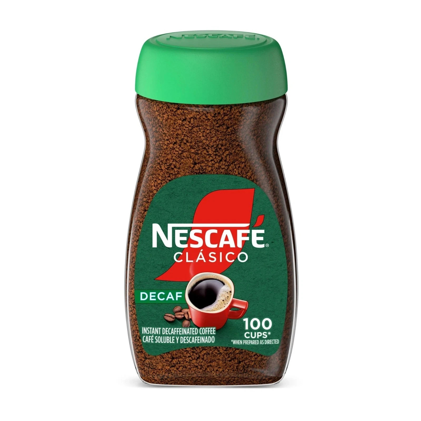 Nescafé Clasico Decaf Dark Roast Instant Coffee, 7 oz every cup fast delivery