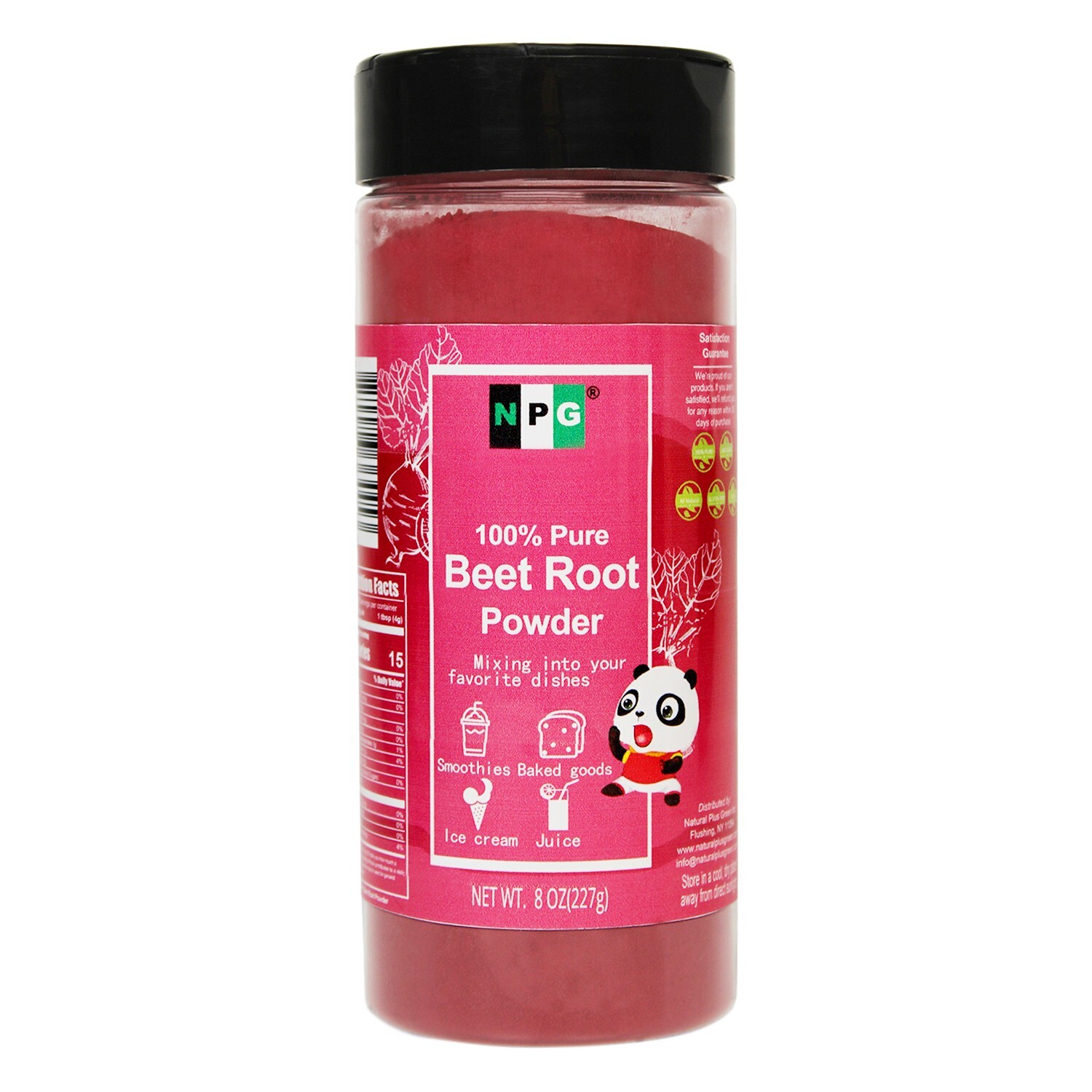 NPG 100% Pure Beet Root Powder 8 Ounces, Raw Red Beetroot Nutritious Superfood